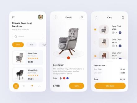 FURNITURE WEBSITE DESIGN